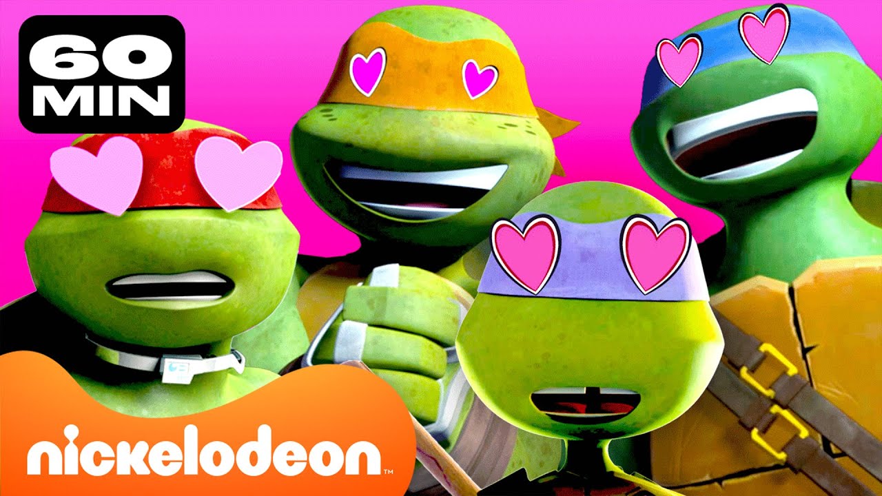 TMNT | Najbardziej Kochające Chwile z Teenage Mutant Ninja Turtles! 💚 | 1-godzinna Kompilacja