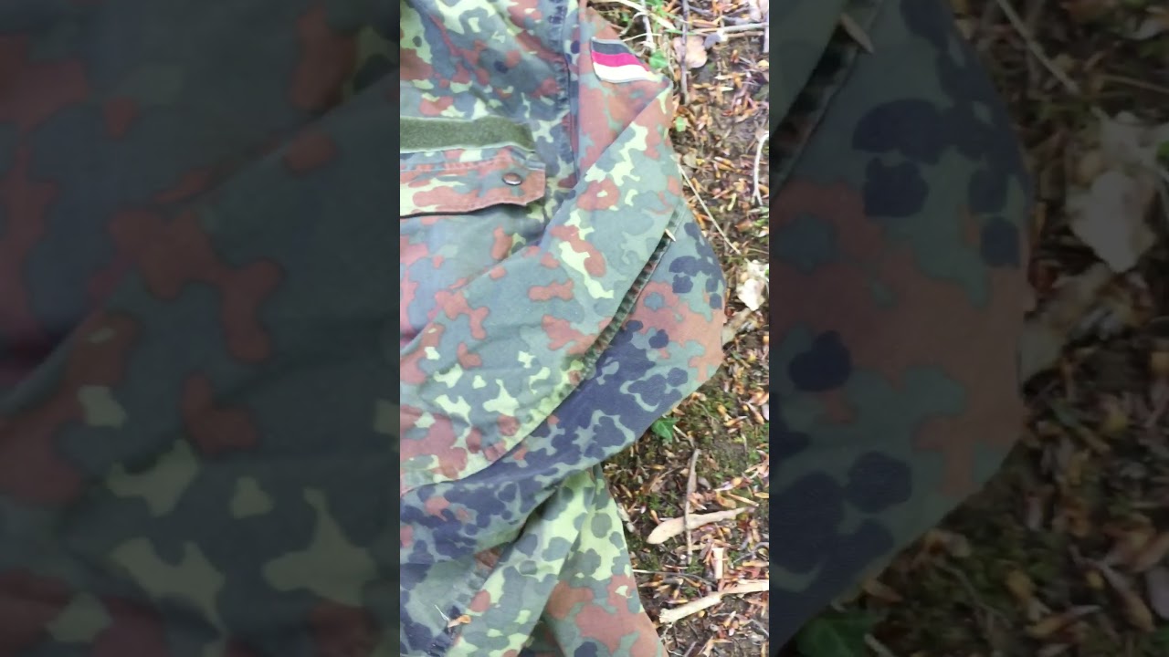 German Bundeswehr Flecktarn Field Jacket Efficteveness Test Feldbluse
