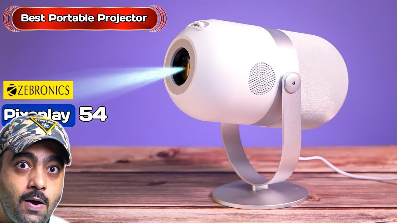 Zebronics Pixaplay 54 Portable Projector Unboxing & Review | BR Tech Films