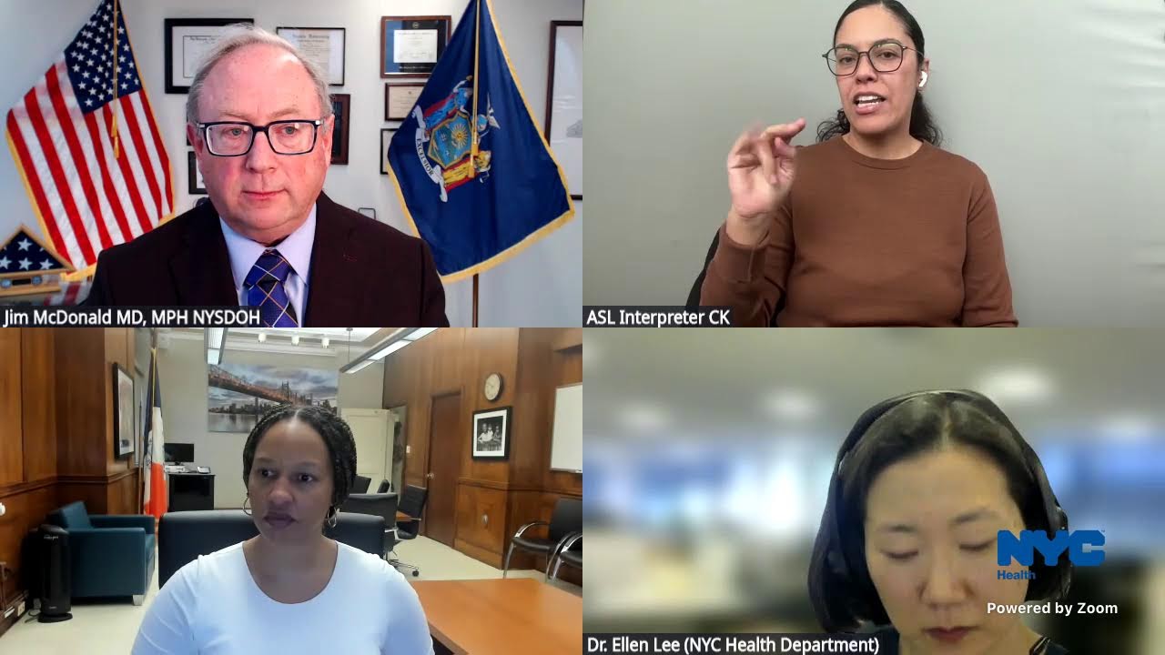 NYC Health Department Briefs Media on Flu Season