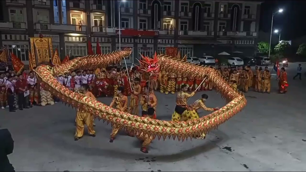 Cambodia Lion Dance ( Chinese New Year in Embassy of China ) 2024 ( ក្រុមម៉ុងសាយ6ក្រុមធំៗនៅកម្ពុជា )