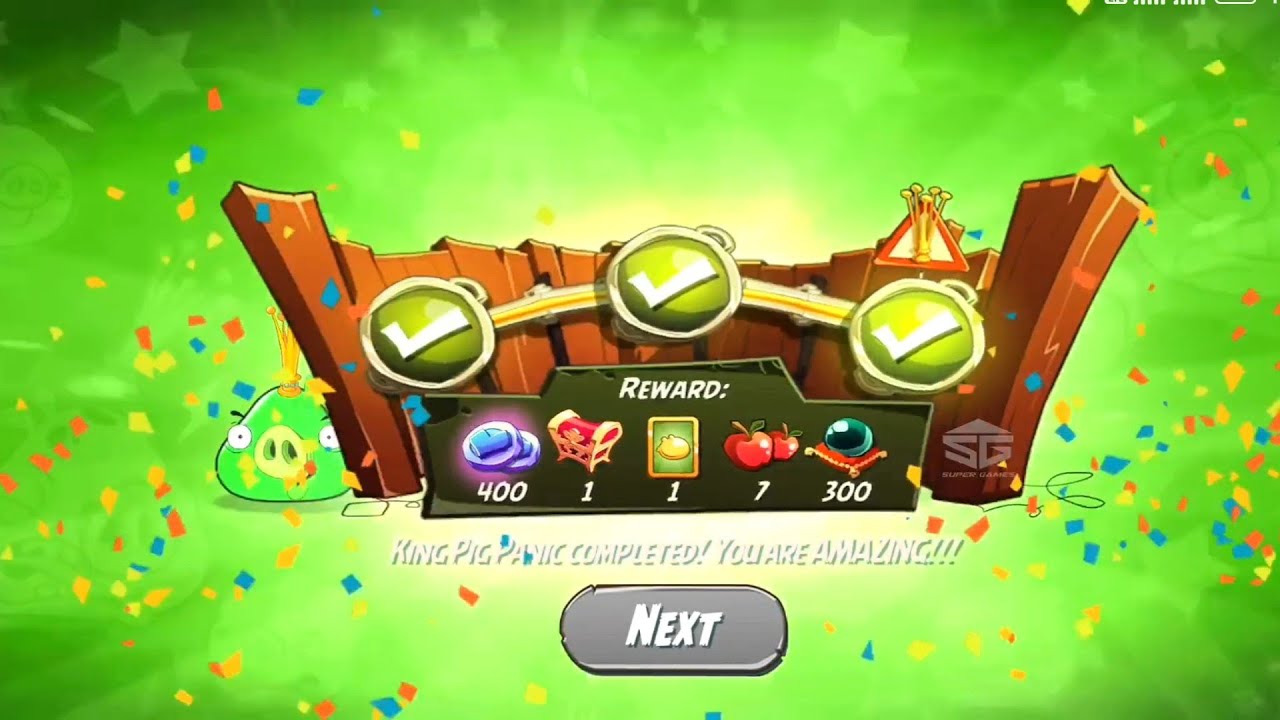 Angry Birds 2 King Pig Panic Today @sgsupergames8469