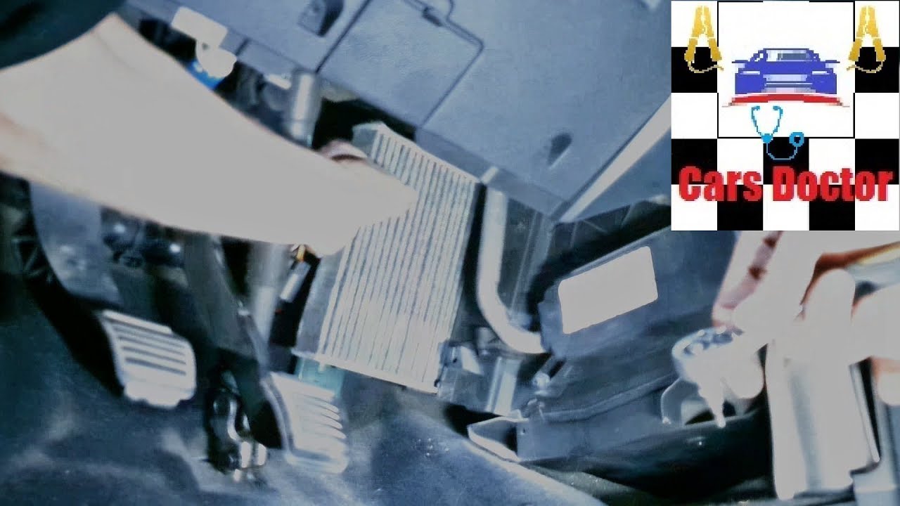 Filtro habitaculo Grupo PSA Ford Fusion ¡¡¡Quitar pedal acelerador!!!