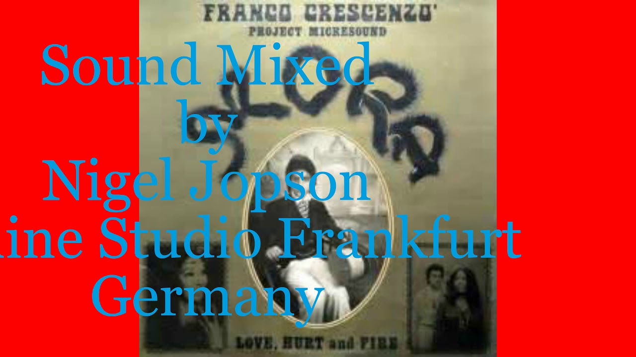 Empty Country -The first Italo Disco Opera in The World Feat. Franco Crescenzo 