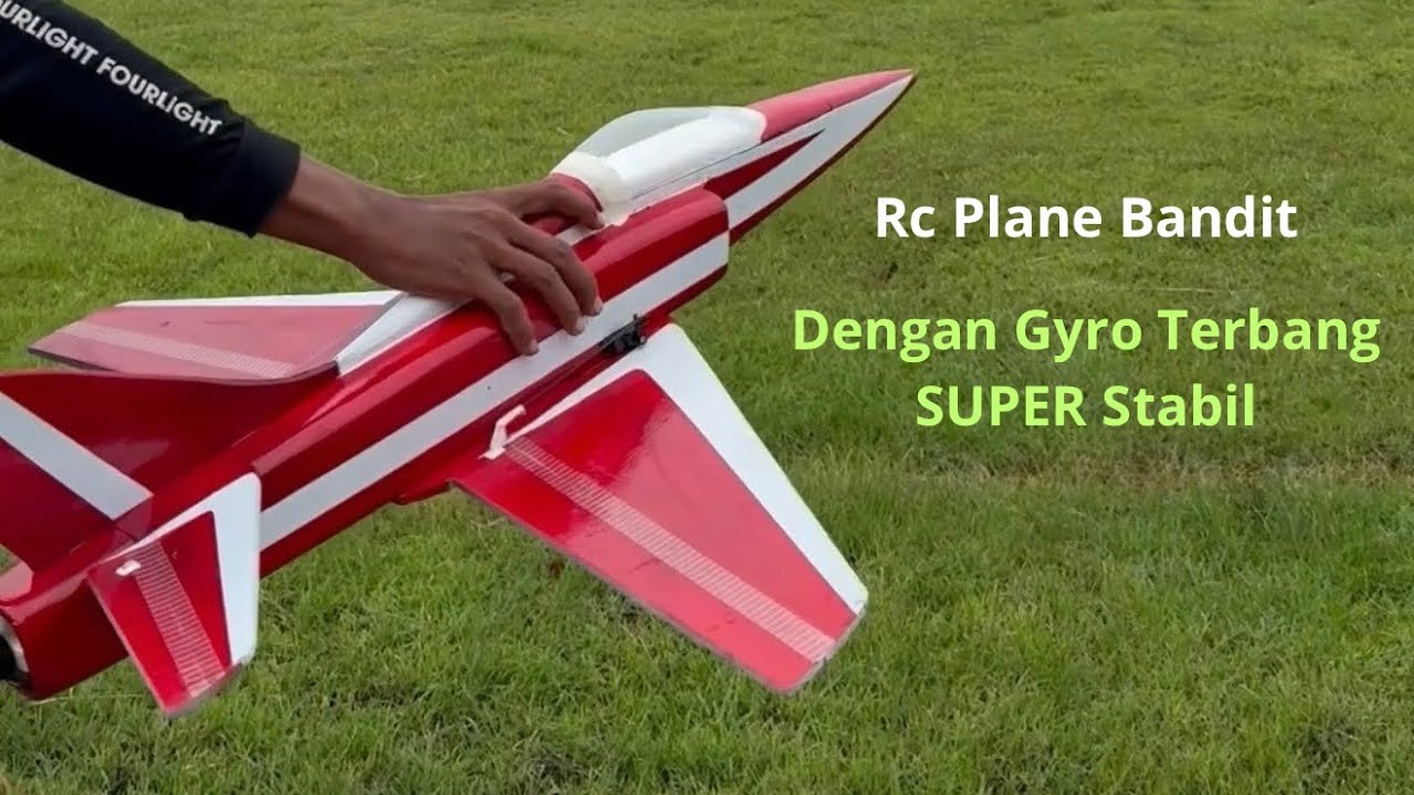 Terbang Super Stabil! Review & Flight Test RC Model Bandit dengan Gyro