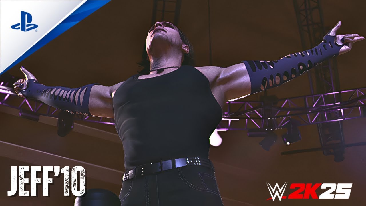 WWE 2K25 – Jeff Hardy ’10 FULL MOD ENTRANCE | Charismatic Enigma Returns 🔥
