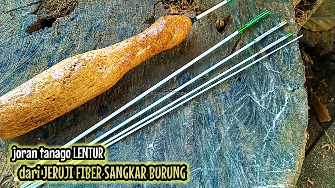 Cara membuat joran tanago micro fishing dari jeruji fiber || tanago fishing rod