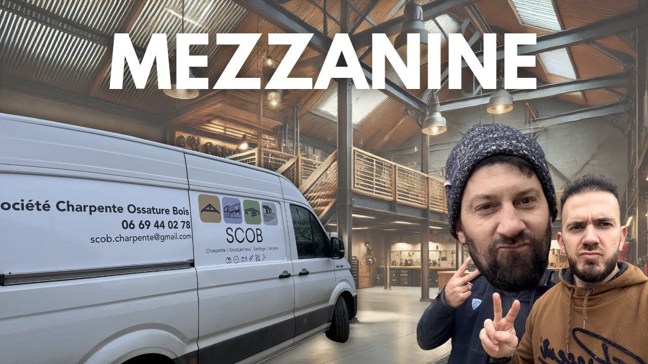 PROJET L'ANNEXE : On fabrique la premiere mezzanine en bois ! c'est BO