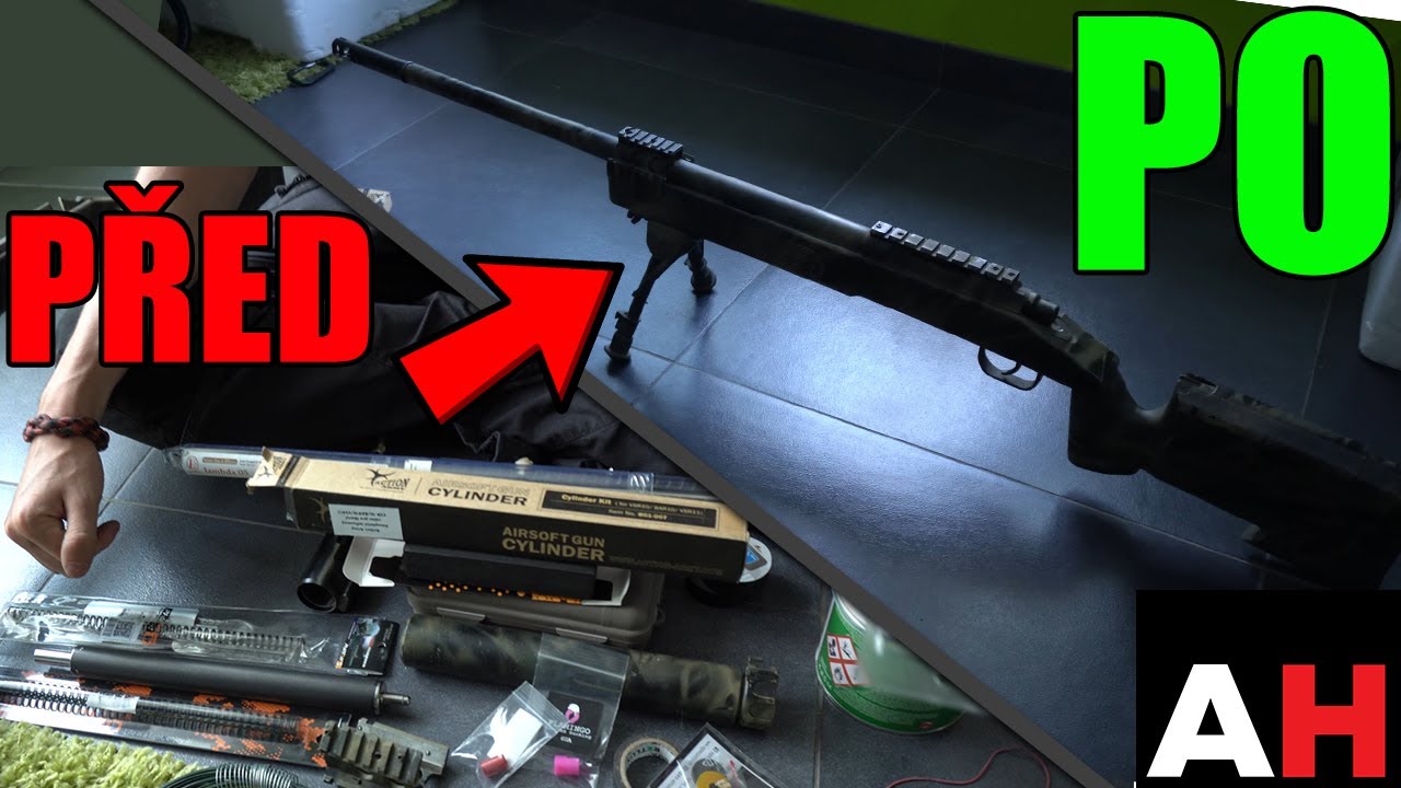 STAVÍME MOJÍ SNIPU! 2# Díly přišly - skládáme! ft. Biskup | Airsoft CZ
