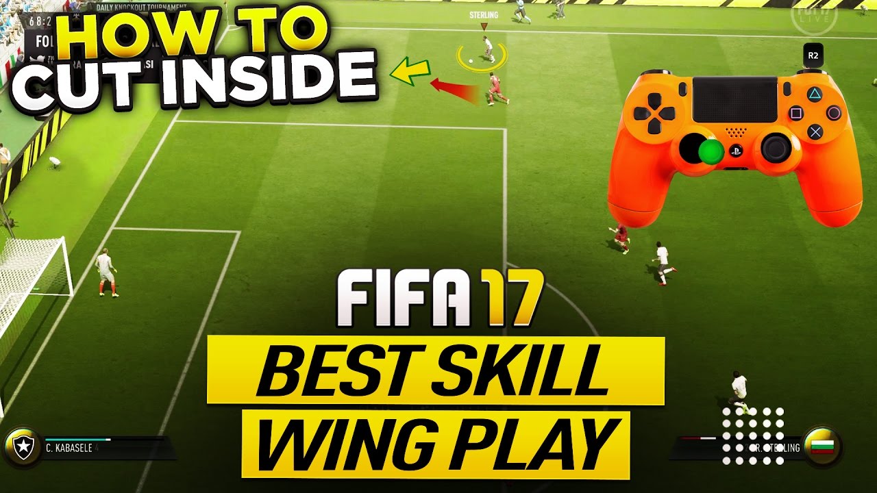 FIFA 17 BEST WING PLAY SKILL MOVE TUTORIAL - HOW TO CUT INSIDE LIKE A PRO - THE STOP & TURN MOVE