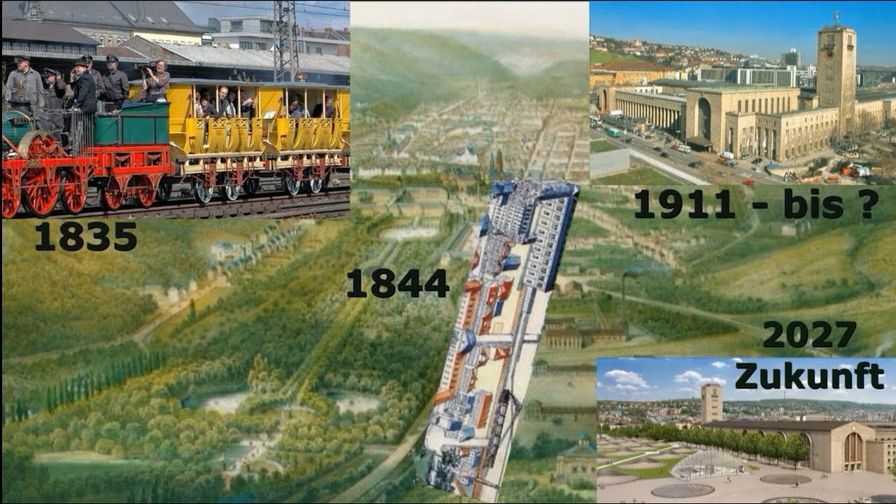 Warum hat Stuttgart einen Kopfbahnhof ? Die Entwicklung des Stuttgarter Eisenbahnknotens 1835 -2027