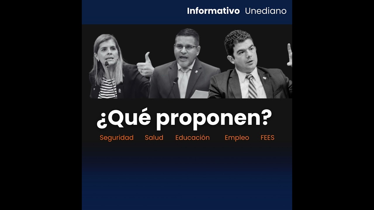 ¿Qué proponen Laura Fernandez, Fabricio Alvarado y Alvaro Ramos? | Informativo Unediano EP64