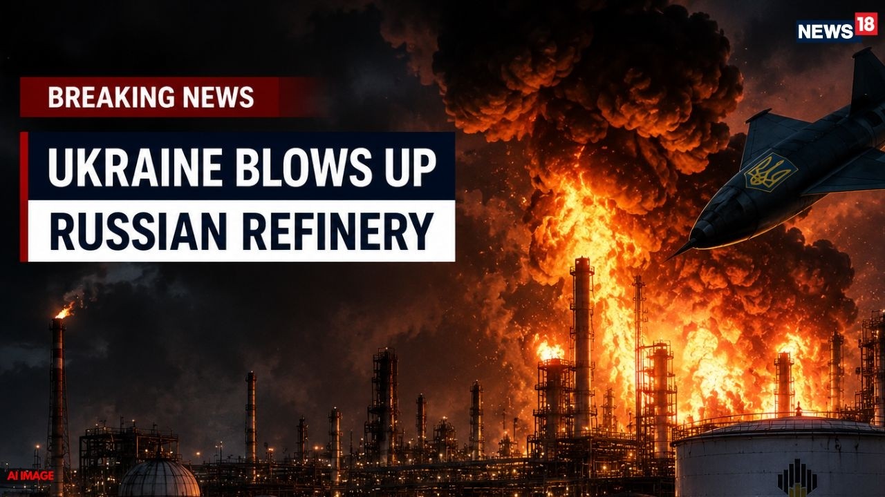 BREAKING LIVE: Massive Ukraine Drone Attack on Russia | Moscow Refinery Hit, 555 Drones Downed
