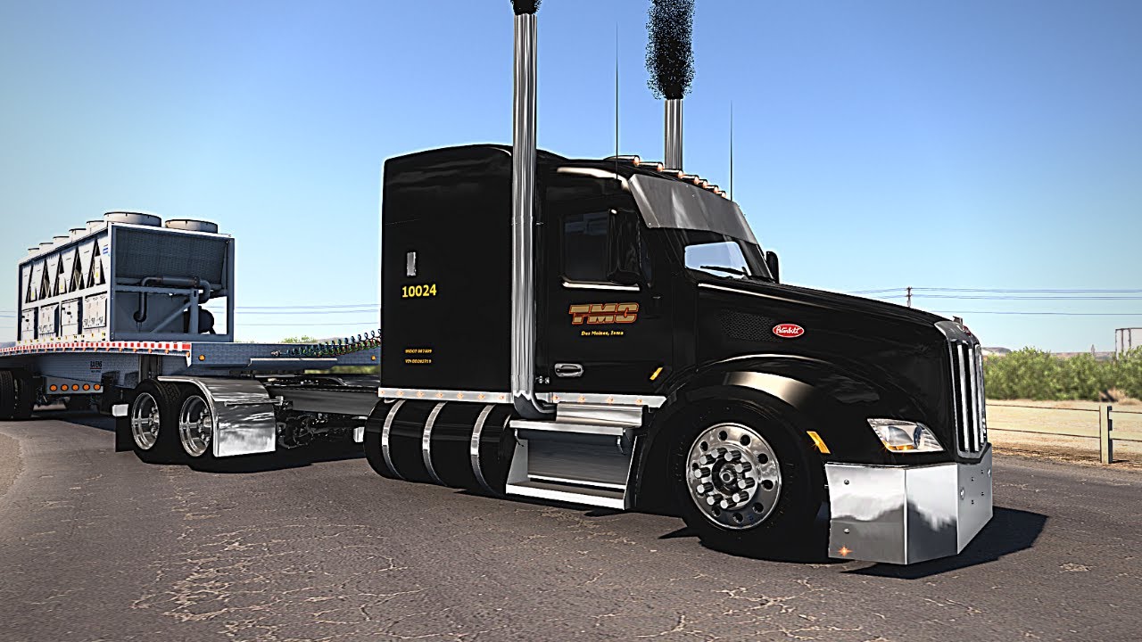 Peterbilt 579 Outlaw - (Detroit 60 Series!) - American Truck Simulator ATS 4K - JV Mods Zeemods DD60