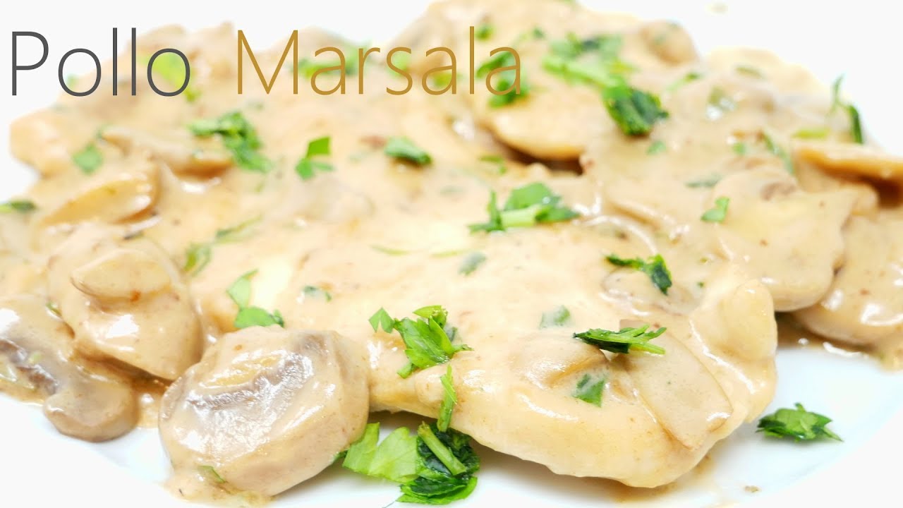 CREMOSO POLLO MARSALA🍗😱😱 (Con SALSA de CHAMPIÑONES) 🍗😱😱