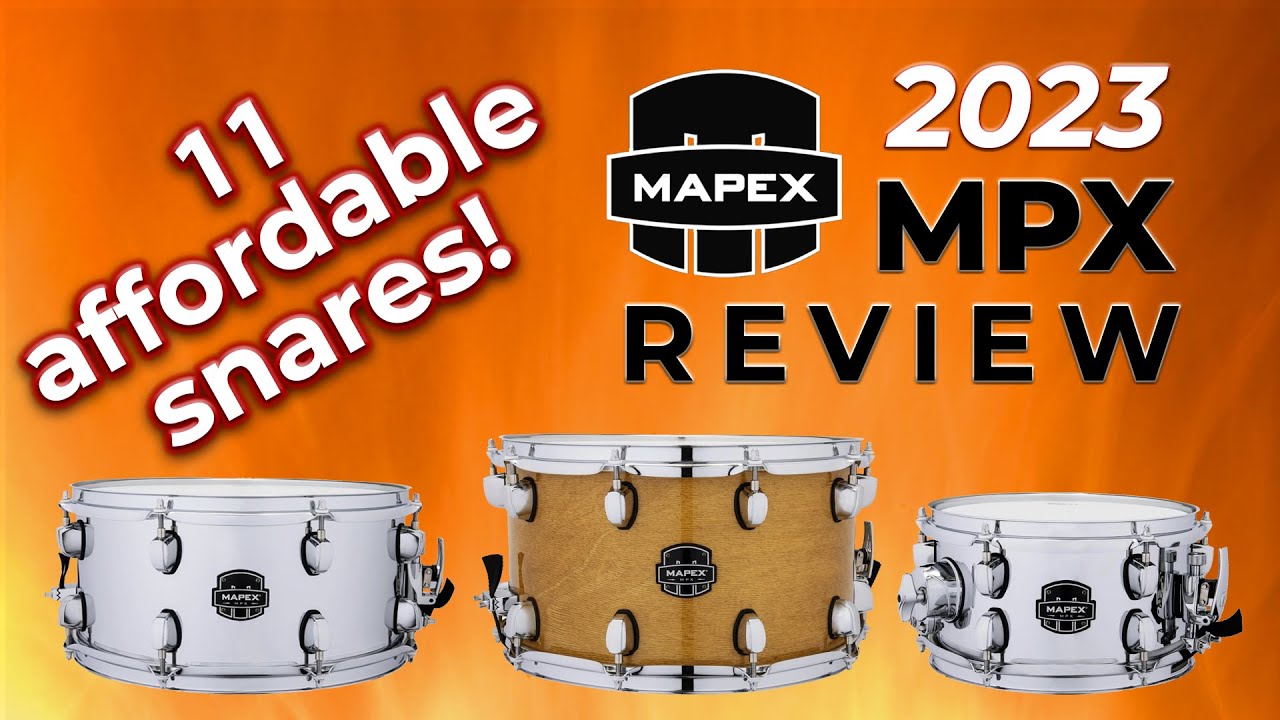 New 2023 Mapex MPX Snare Drum Review!