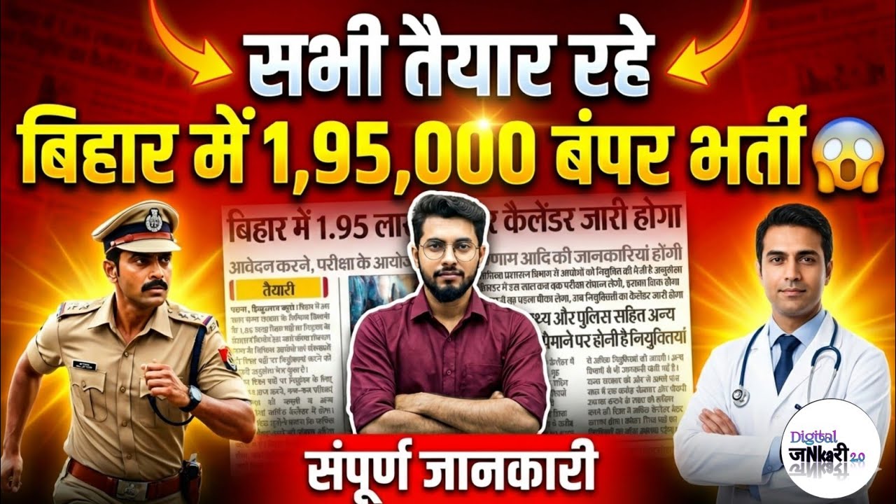 1.95 लाख पदों पर होगी भर्ती || BPSC TRE 4.0 Big Update 🔥 | बिहार शिक्षक भर्ती | Digital jankari 2.0