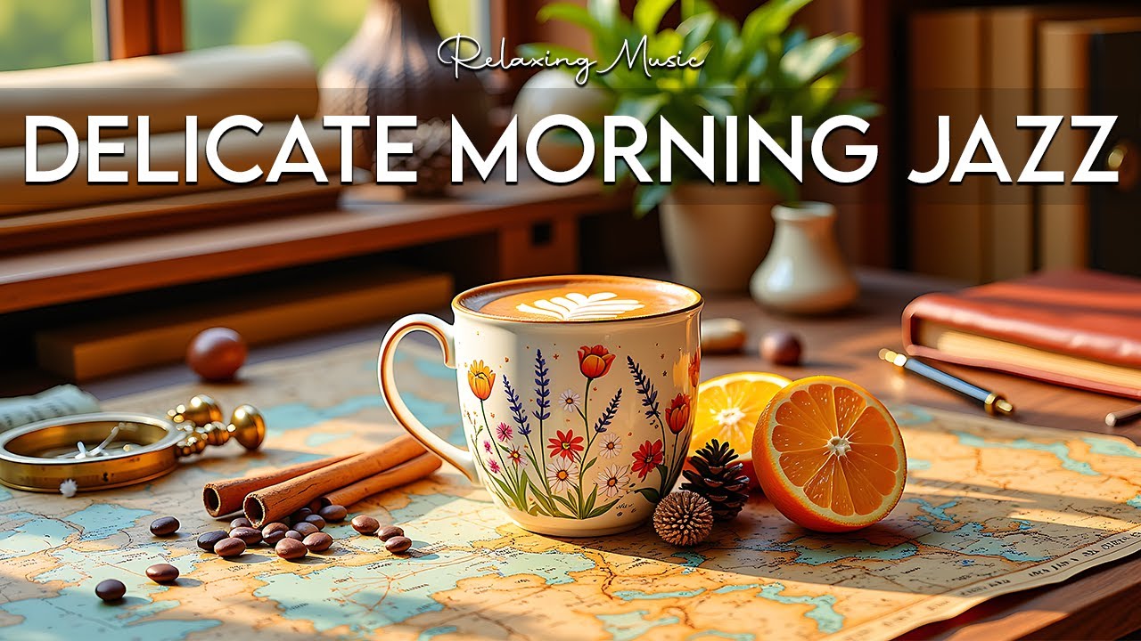 Delicate Morning Jazz ☕ Happy Bossa Nova Piano & Relaxing Jazz Instrumental Music for Energy the day