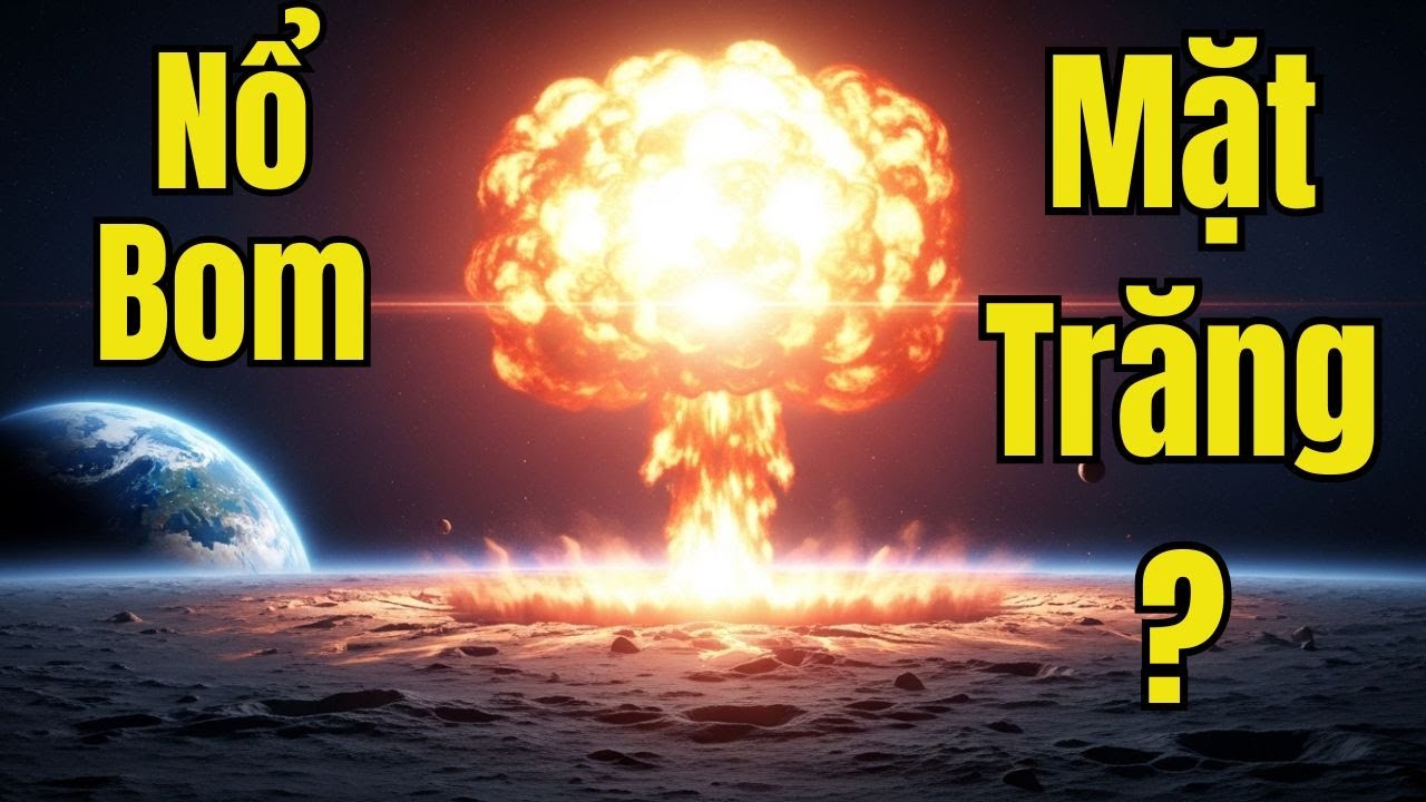 Chuyện Gì Sẽ Xảy Ra Khi Đánh Bom Hạt Nhân Lên Mặt Trăng?