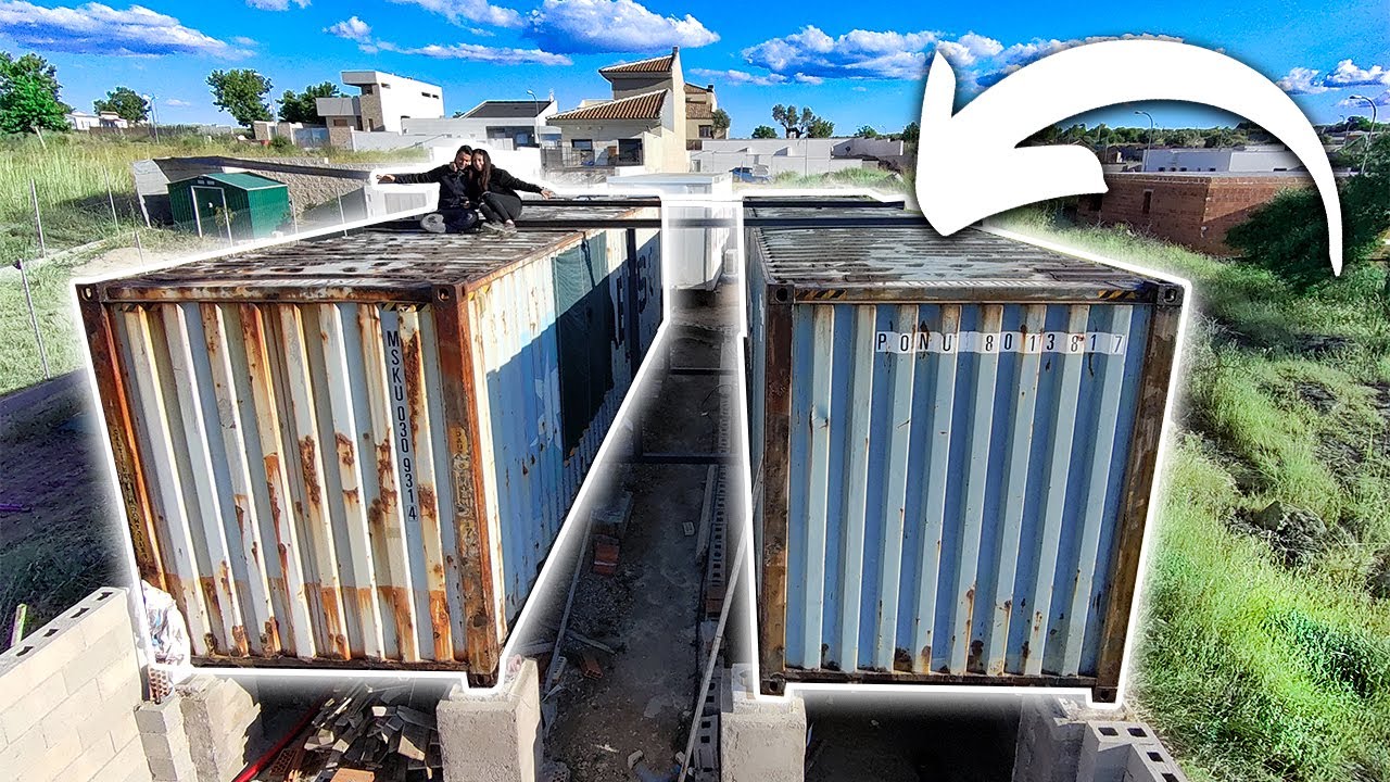 UNIMOS 2 CONTENEDORES MARÍTIMOS PARA HACER UNA CASA #casacontenedor
