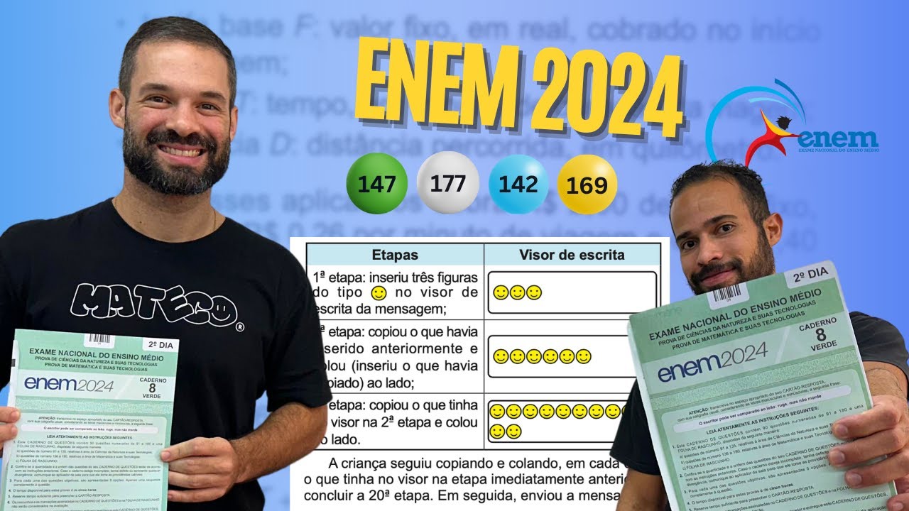 QUESTÃO 147 - CADERNO VERDE | MATEMÁTICA ENEM 2024