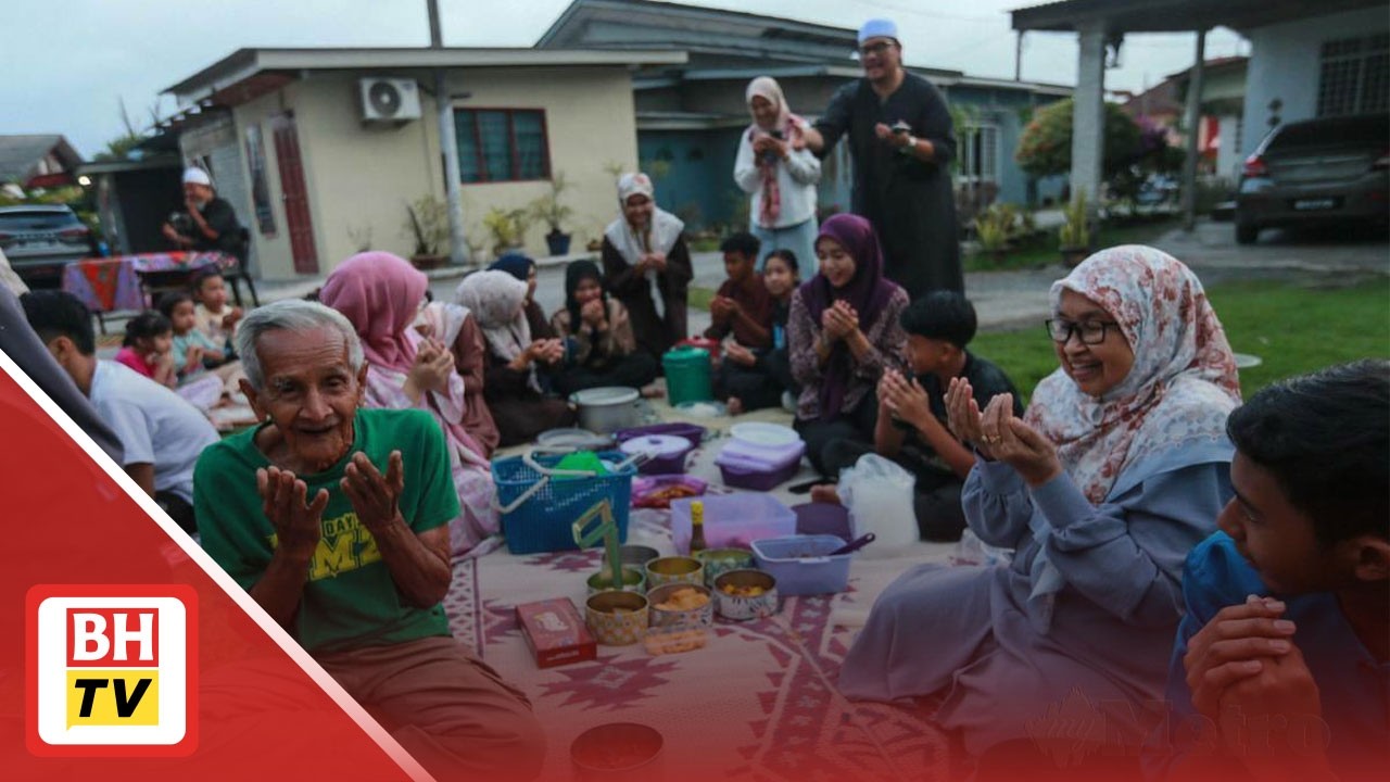 Warga emas 104 tahun gembira cucu, cicit, piut, pulang awal sambut Ramadan