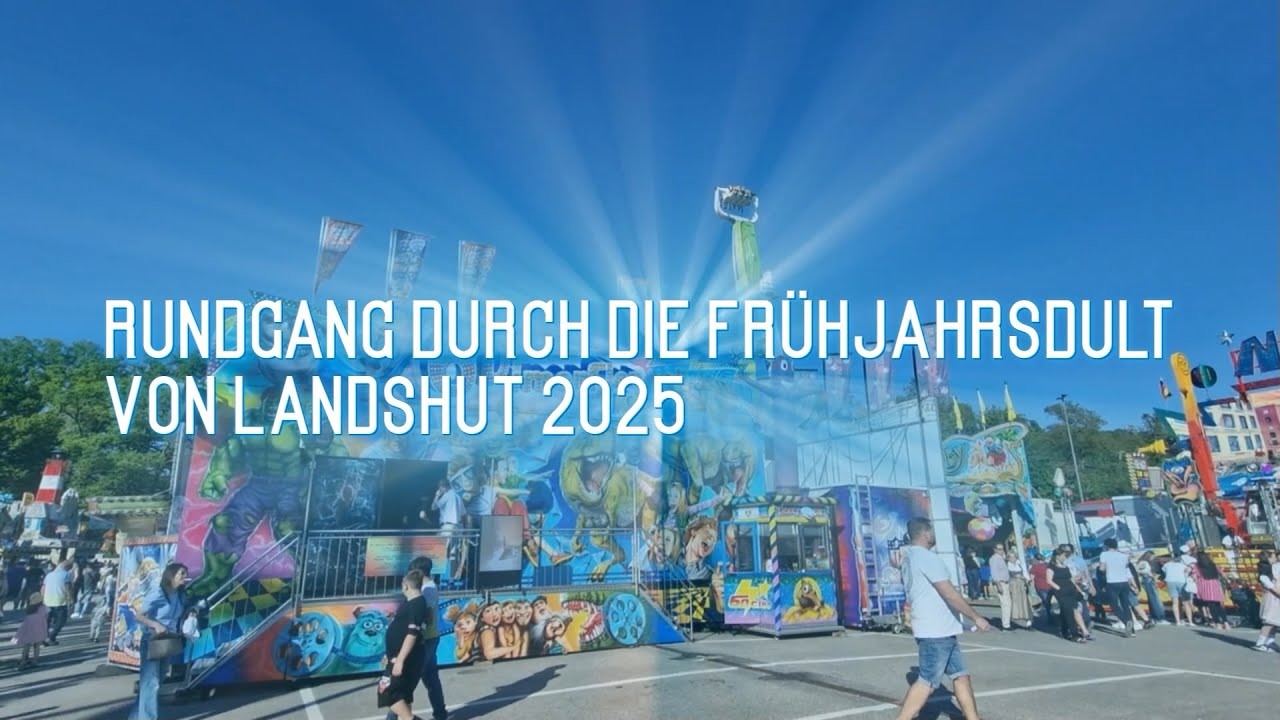 Landshuter Frühjahrsdult. Rundgang 2025 -Landshut- -Volksfest Landshut- - Dult Landhut- -2025-