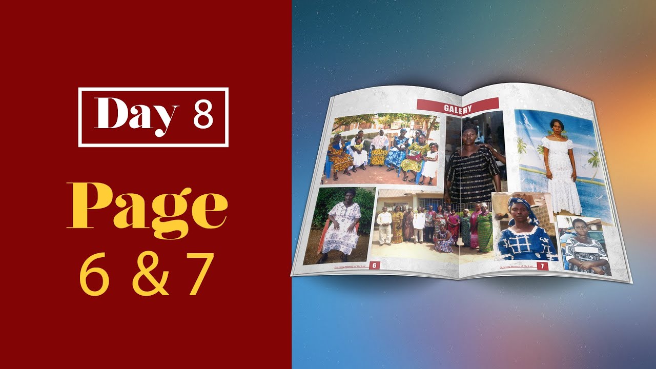 Day 8 - How to design a Funeral/ Biography/ Tribute Book (Page 5 and 8). || Photoshop CC tutorials.