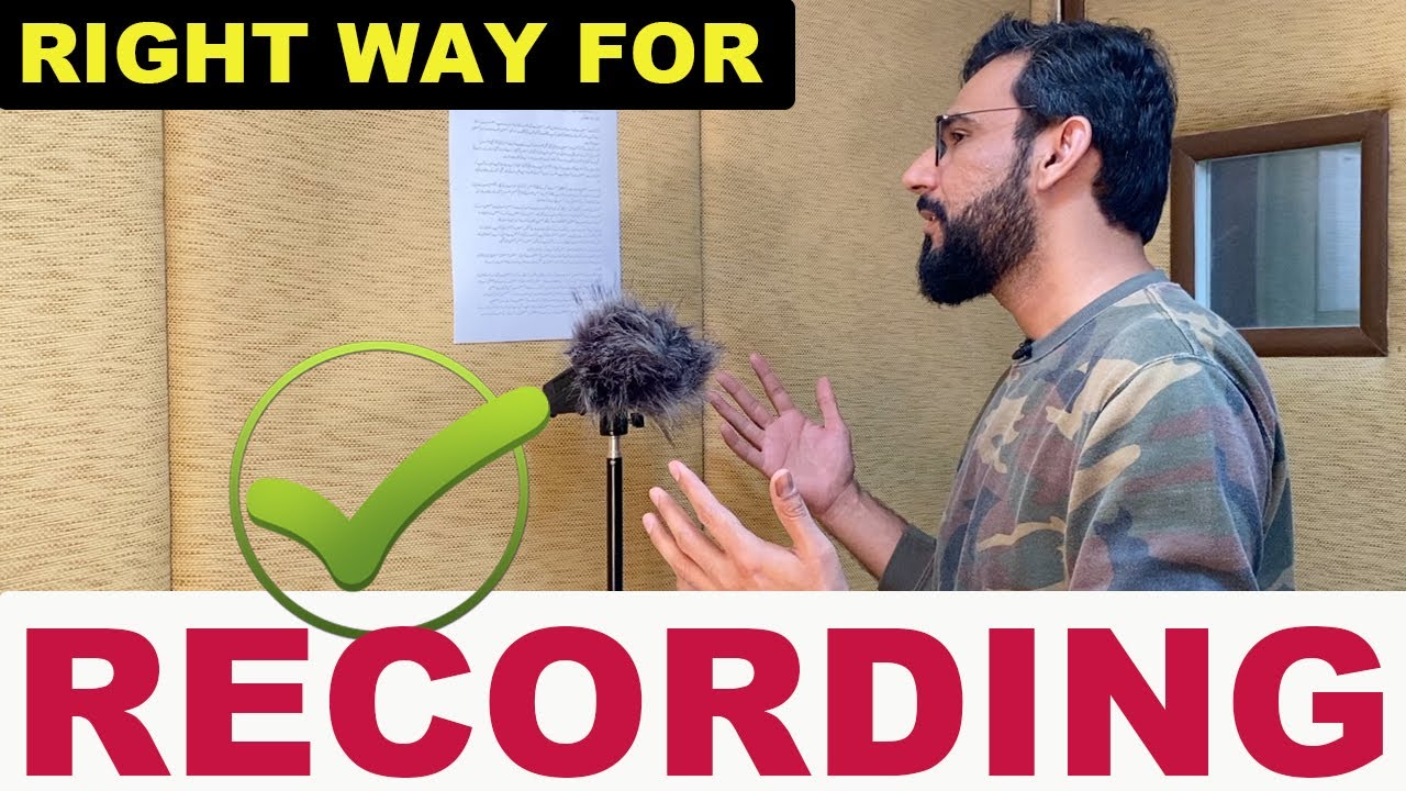 How to record Voice | Youtube Voice Recording | Voice Over | Bol Chaal | Adeel Shahid