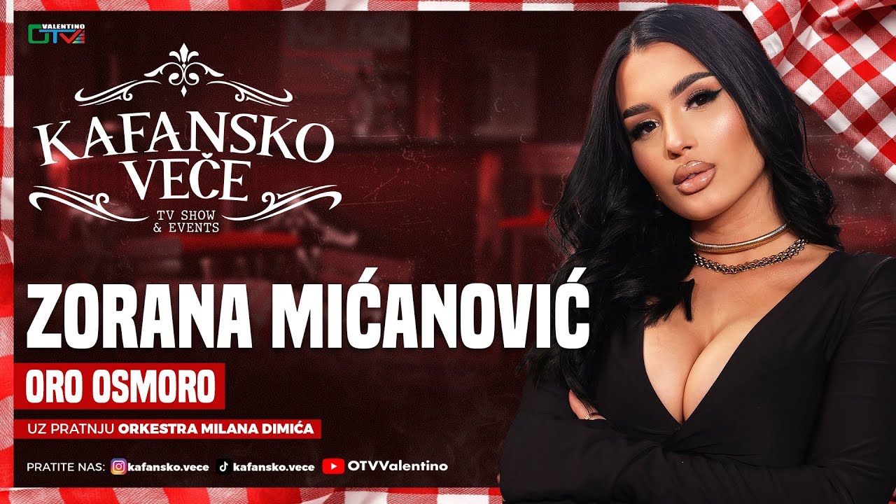 ZORANA MICANOVIC - ORO OSMORO | UZIVO | ORK MILANA DIMICA | 2025 | KAFANSKO VECE