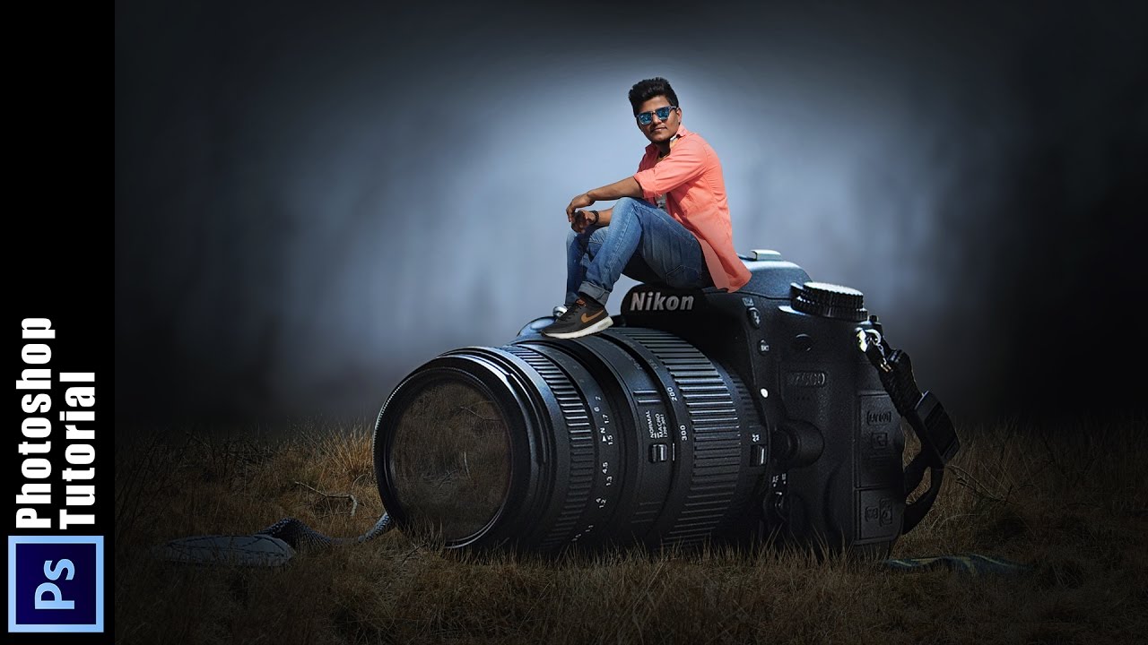 PHOTOSHOP MANIPULATION TUTORIAL  | Boy Love His Camera Photoshop Manipulation