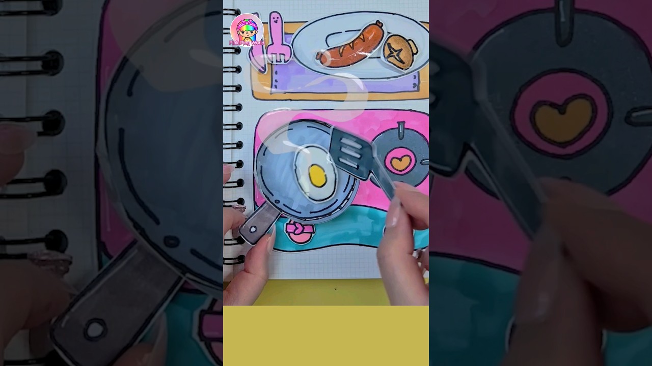 Paper Cooking Toy DIY