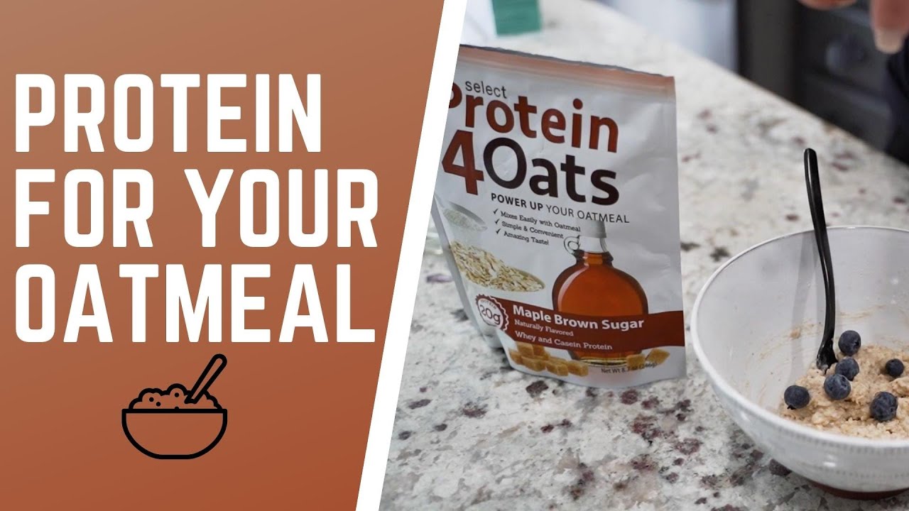 Protein FOR Your Oatmeal | Whey + Casein