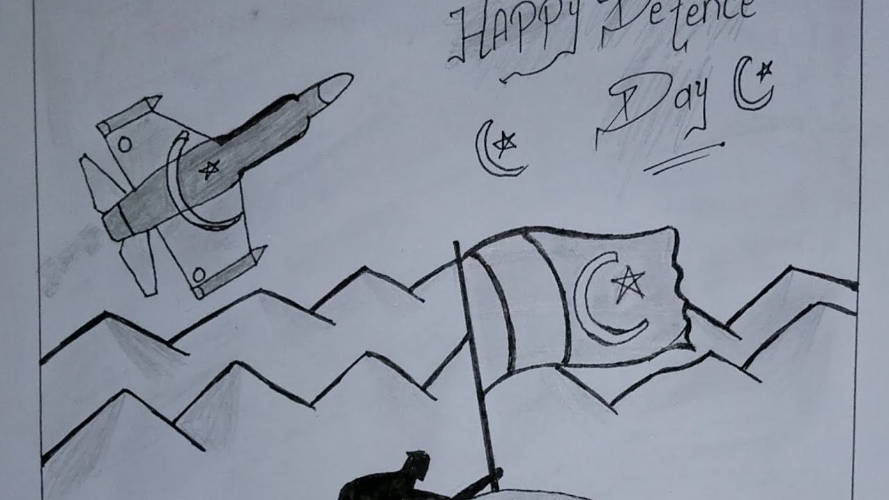 6 September defense day art 🎨#viralvideo #drawing 