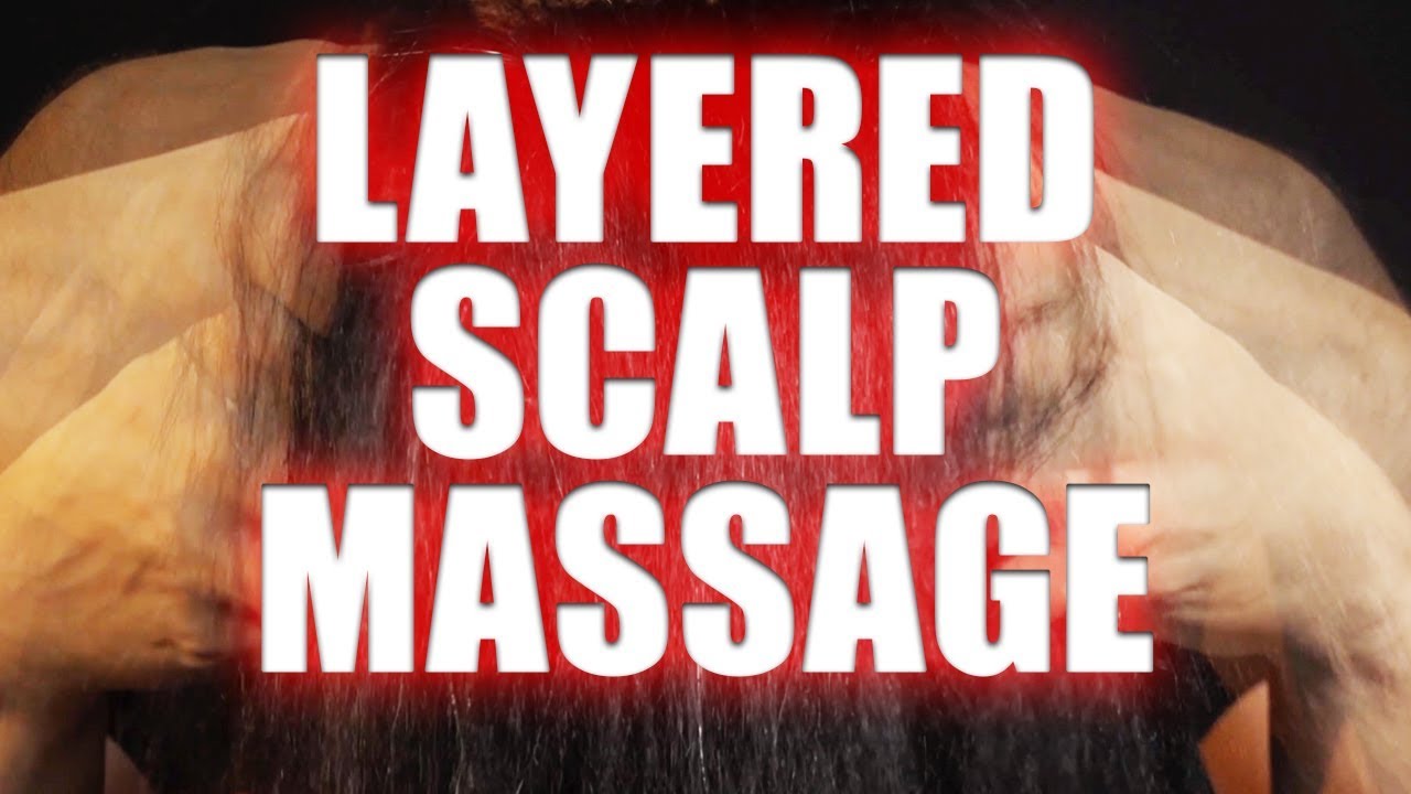 LAYERED ASMR | Intense Scalp Massage | Head Massage | NO TALKING | 1 Hour