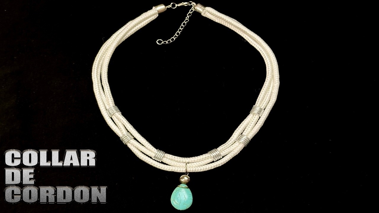 COLLAR DE MODA PASO A PASO