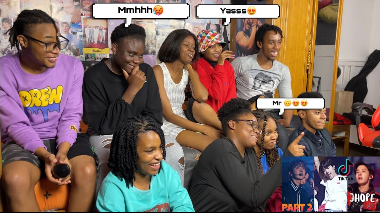 Africans react to Jhope (Jung Hoseok) Tiktoks #1