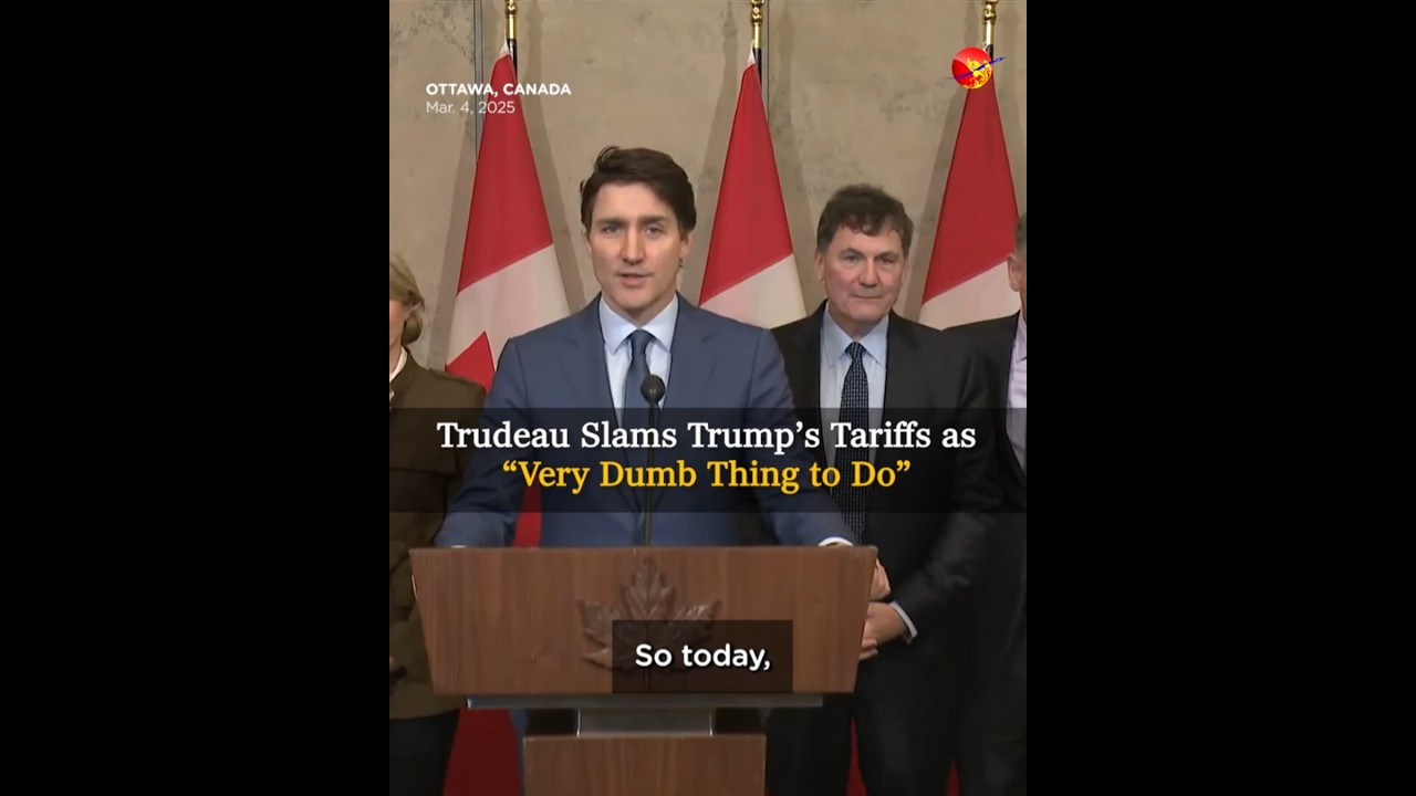 Trudeau Slams Trump&rsquo;s Tariffs as &ldquo;Very Dumb Thing to Do&rdquo;
