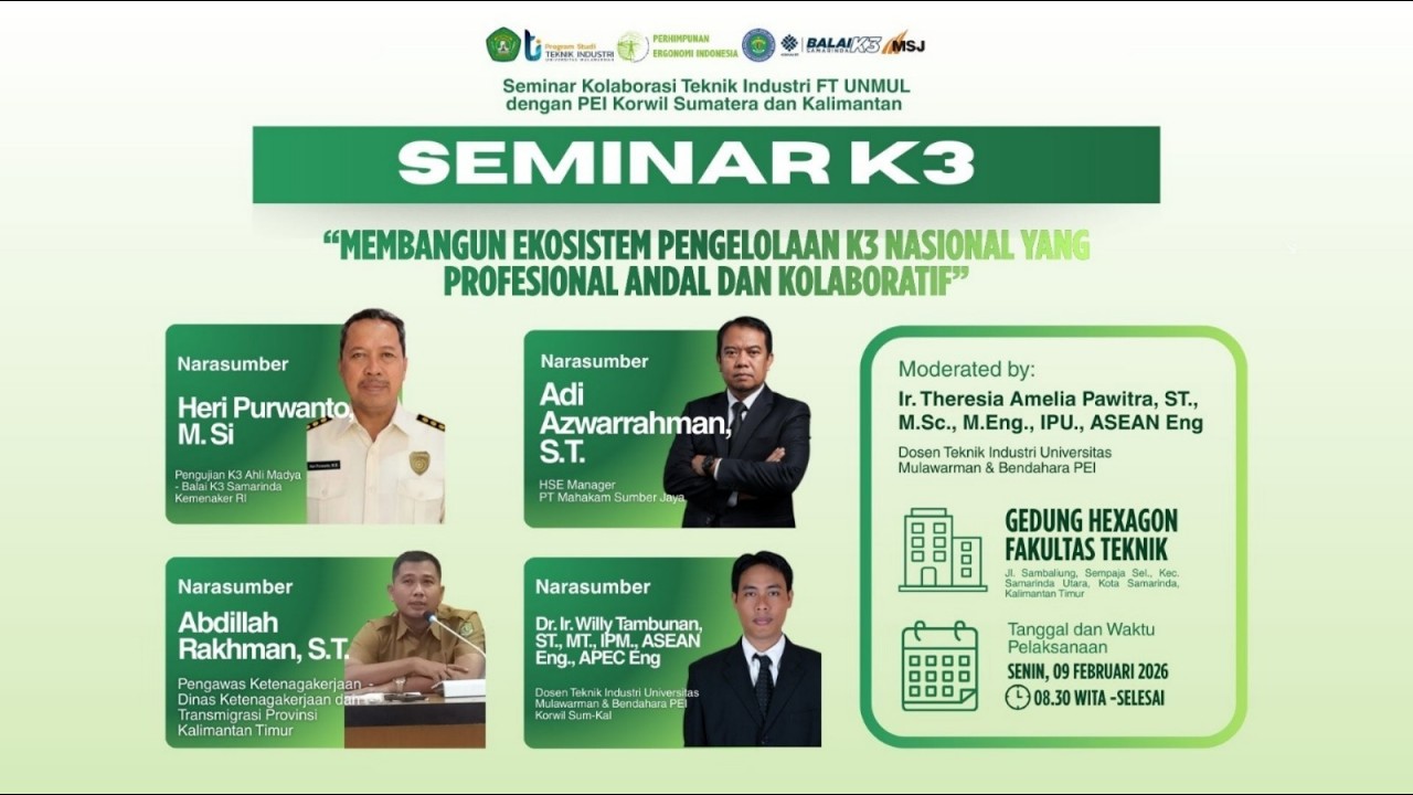 [LIVE] SEMINAR K3 - MEMBANGUN EKOSISTEM PENGELOLAAN K3 NASIONAL YG PROFESIONAL, ANDAL & KOLABORATIF