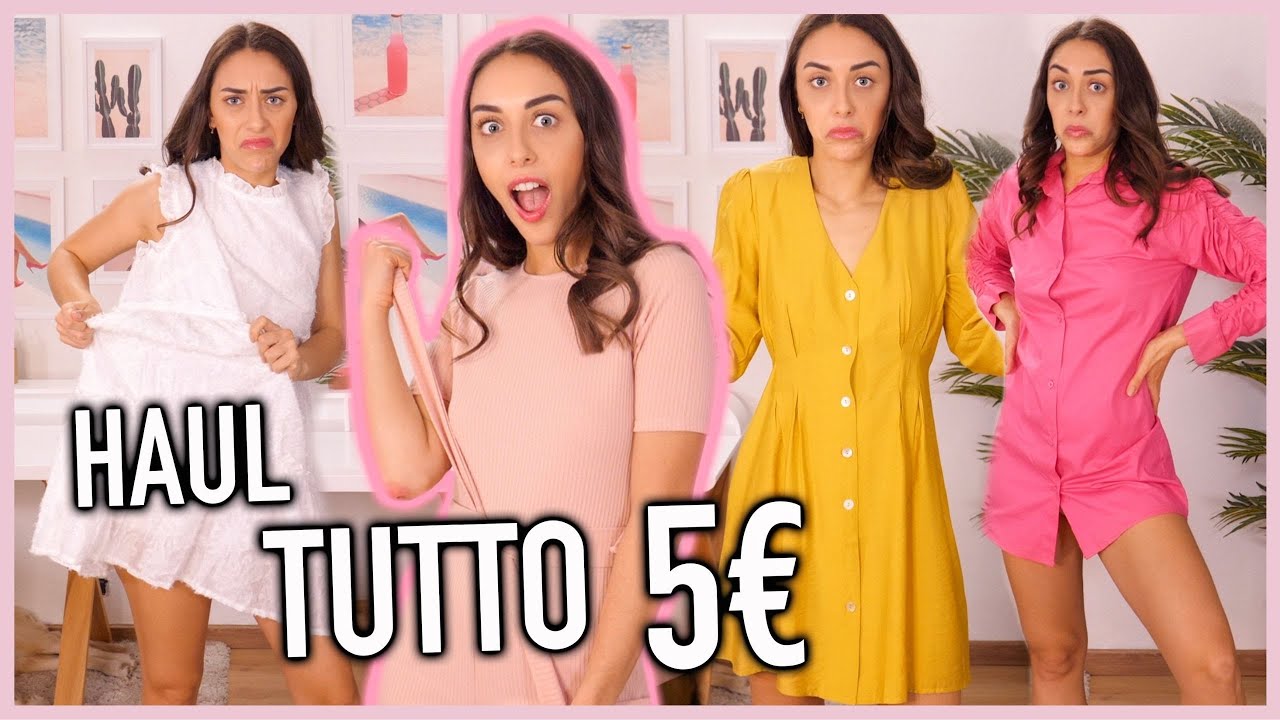 IMPOSSIBILE 😱 HAUL TUTTO A 5&euro;.. shopping online low cost!