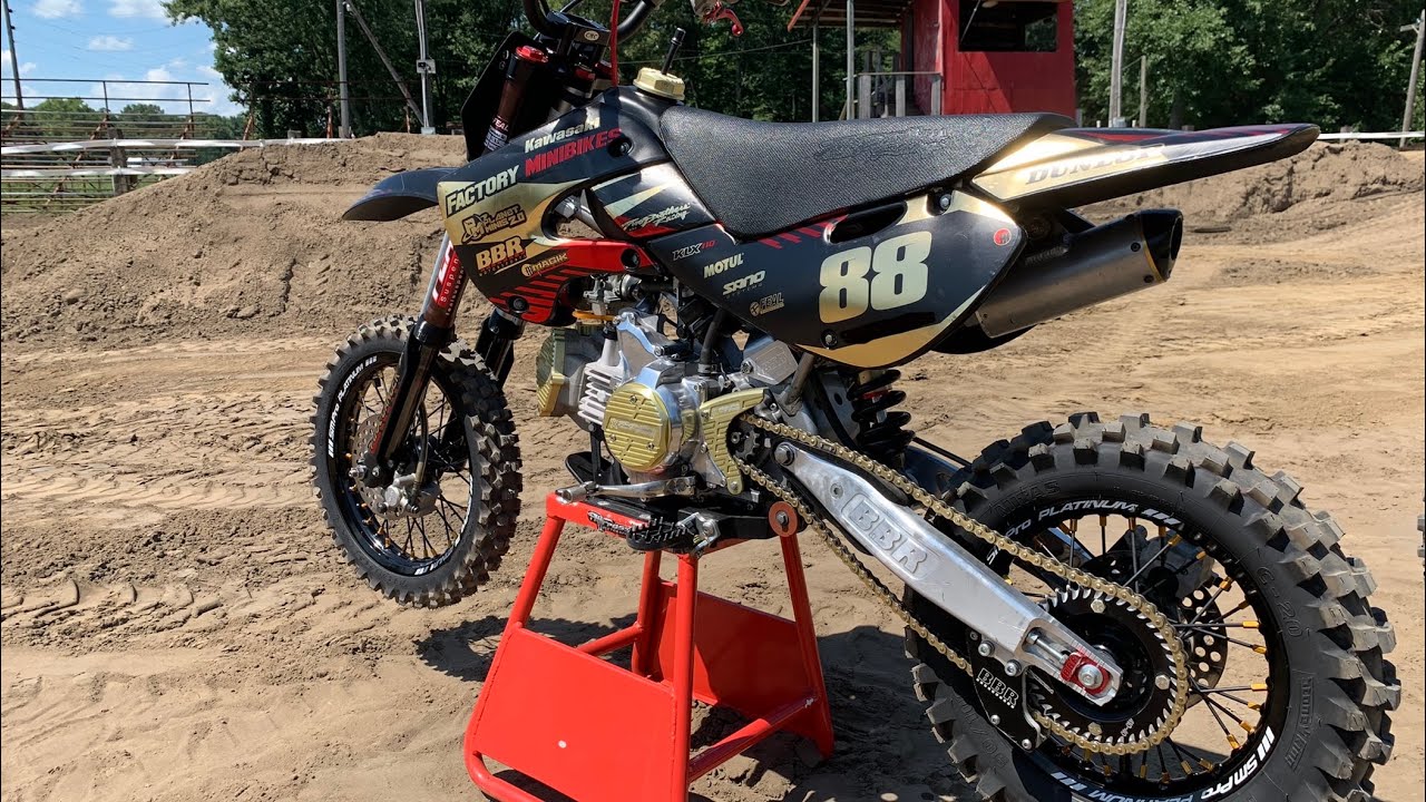 KLX 110 FRAME UP FULL MOD BUILD PART 1
