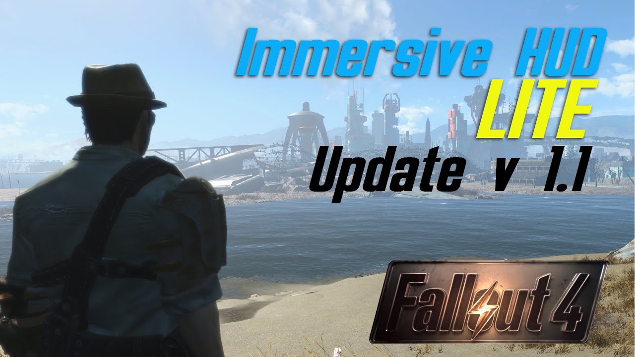 FALLOUT 4 MOD Update: Immersive HUD (iHUD) Lite  v1.1 | PC & XB1
