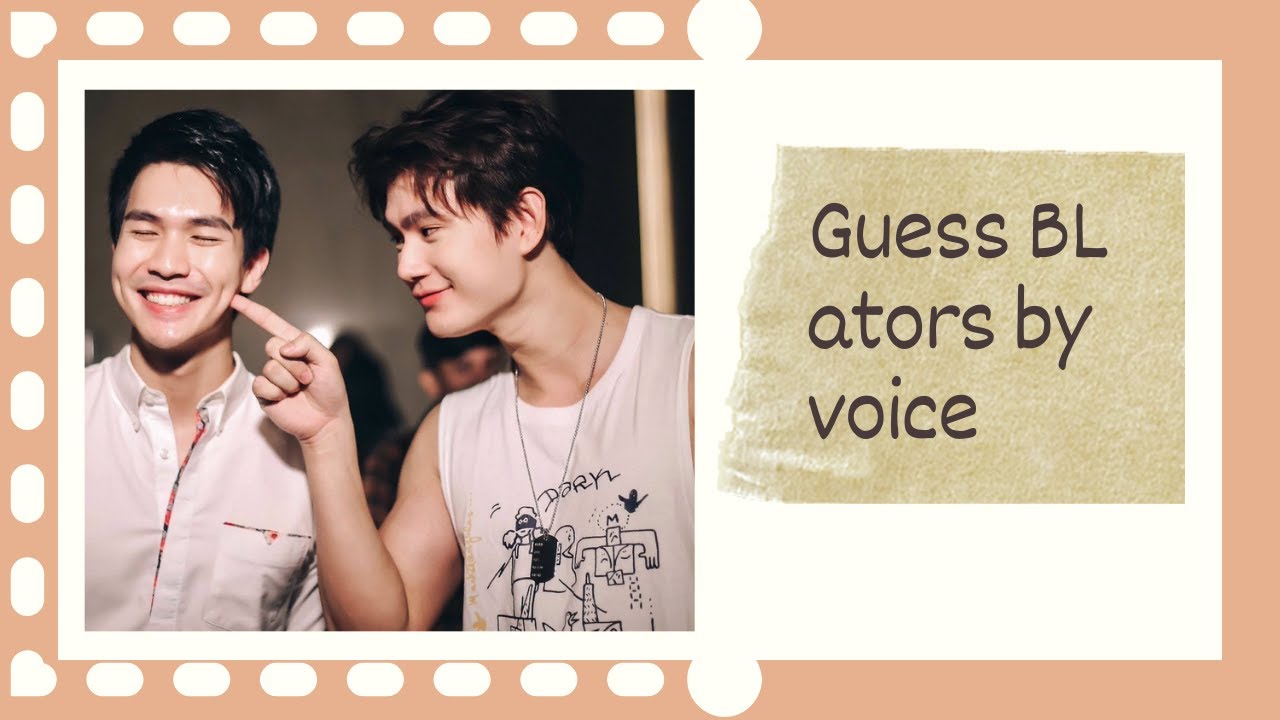 [GAME] Guess BL actors by voice/Угадай BL актера по голосу