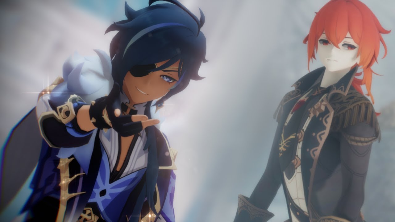 【Genshin Impact MMD】KARD - GUNSHOT 【Kaeya & Diluc】