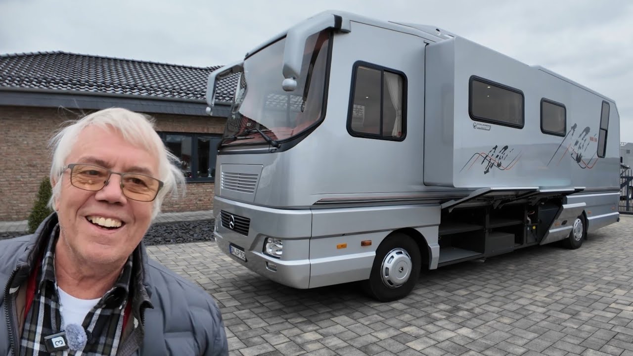 SIGGI (69): VOLKNER 950 HG WOHNMOBIL in gute Hände abzugeben QUAD SLIDEOUT MERCEDES MEGAZUSTAND