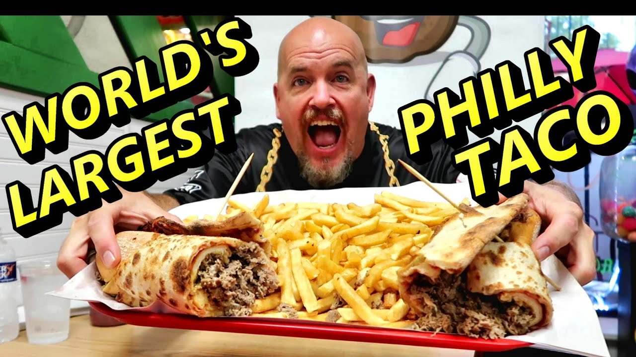 UNDEFEATED - World's Largest Philly Taco @ Pizza Da' Action on South St