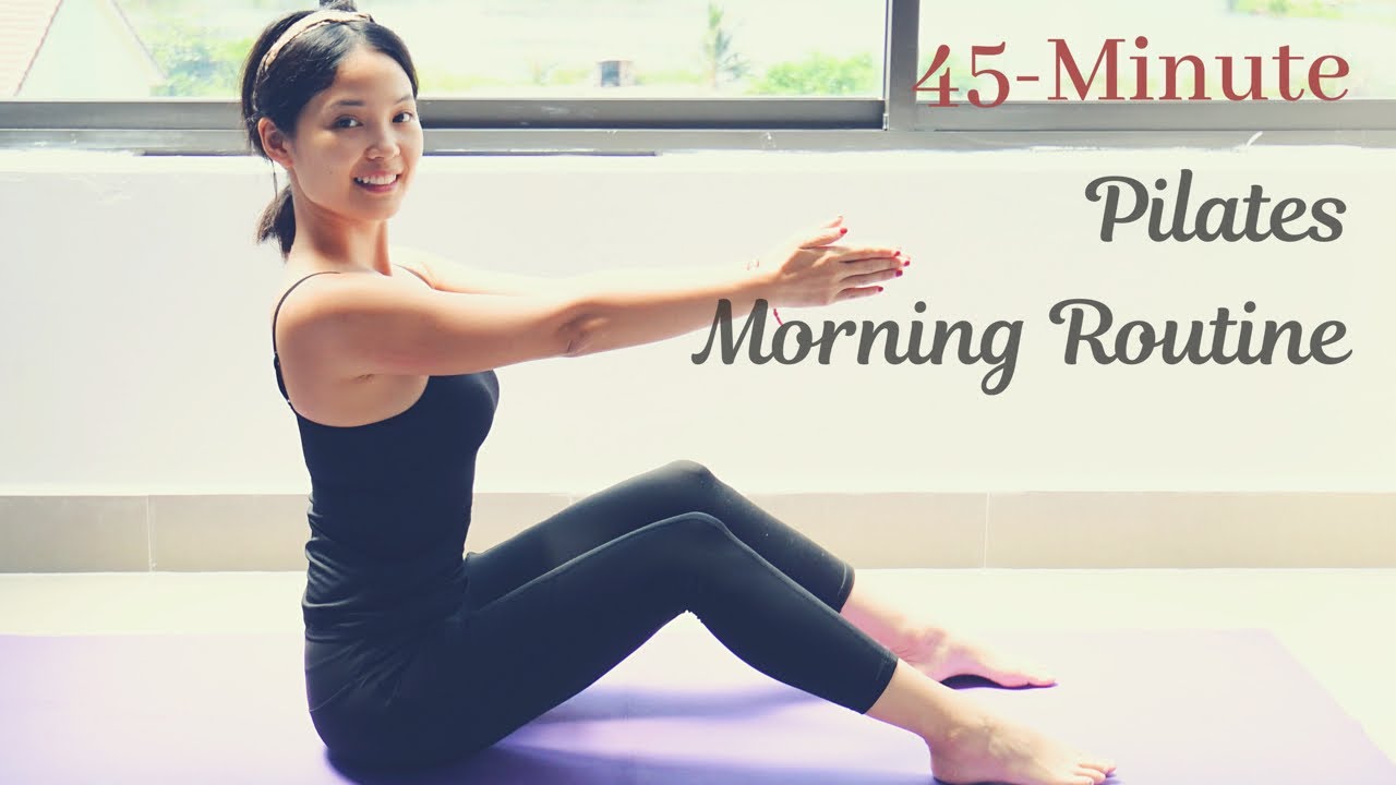 💚 Perfect Full Body Morning Routine| 45 Minute Pilates Workout With Hannah