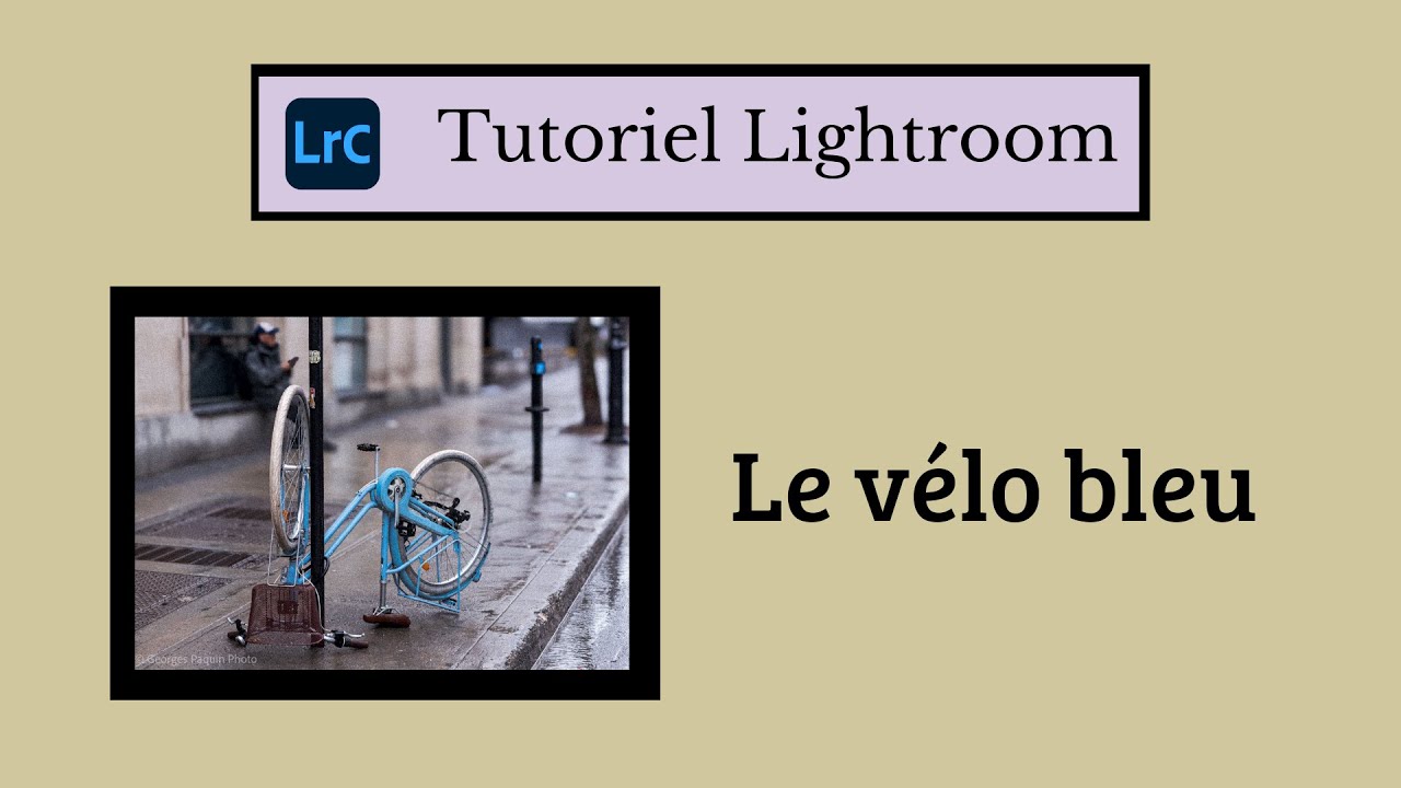 Le vélo bleu