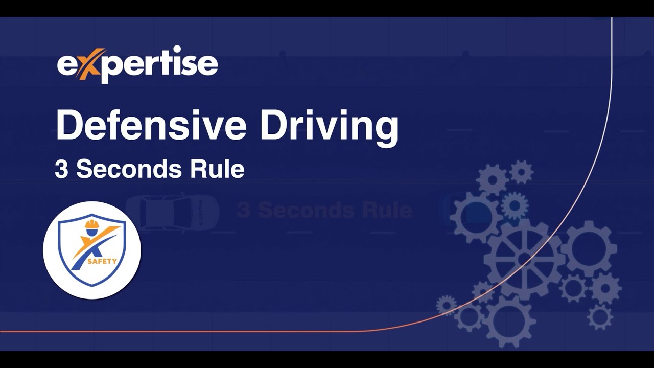 Defensive Driving - 3 Seconds Rule Arabic