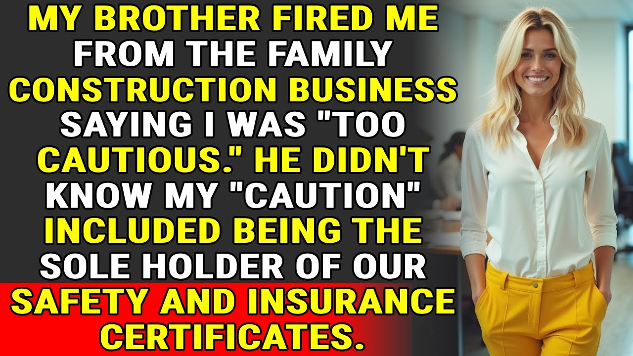 He Fired Me for Being “Too Cautious.” I Quietly Took the Company from Under Him ♟️